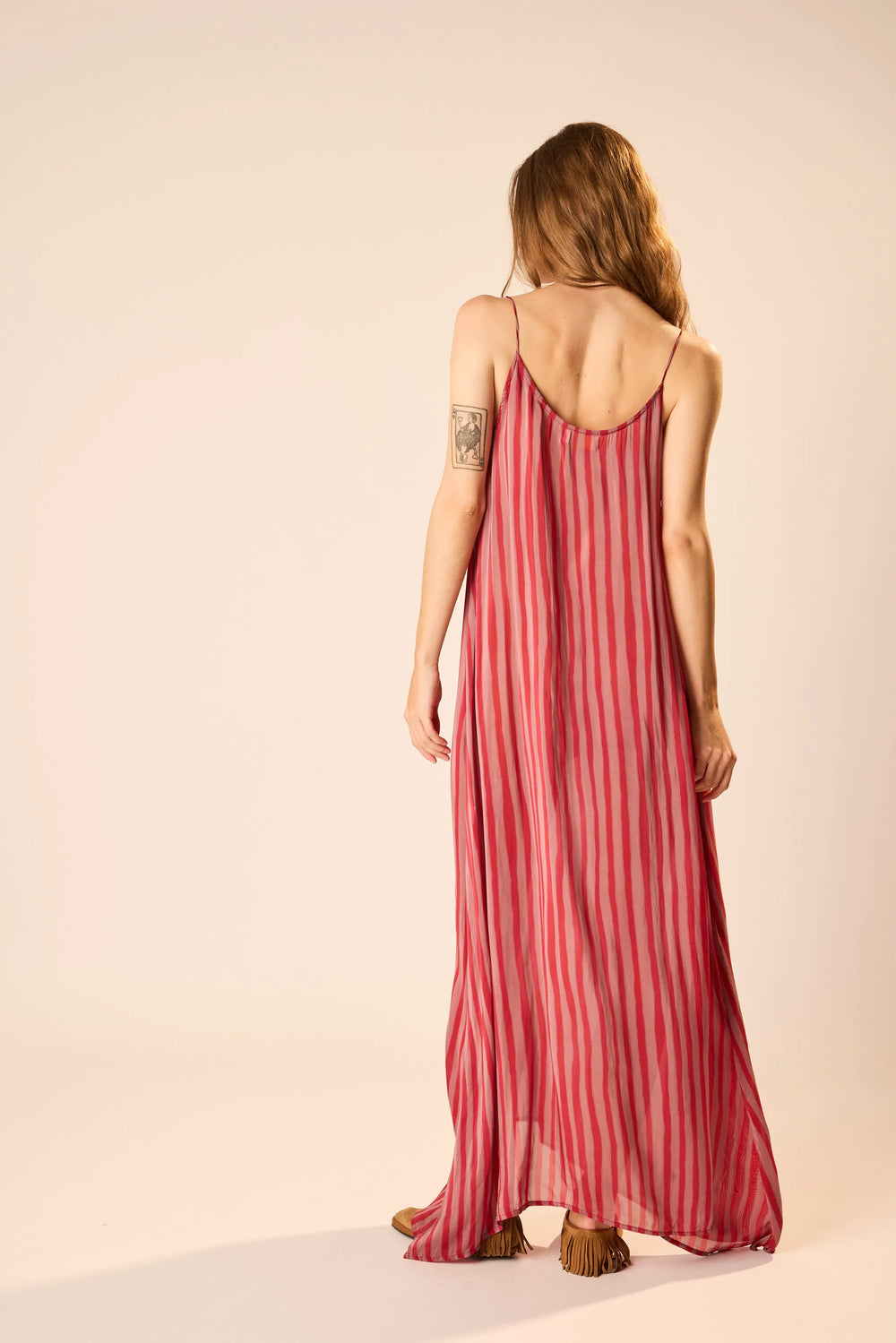 PETITE STRIPE RHUBARB