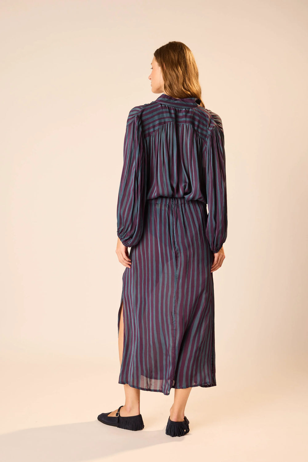 PETITE STRIPE PETROLEUM