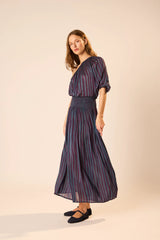 PETITE STRIPE PETROLEUM