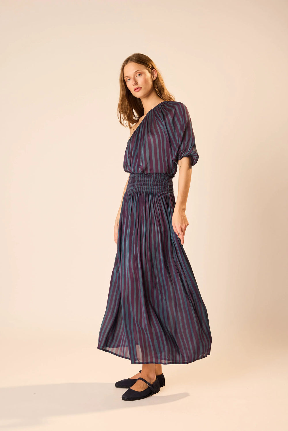 PETITE STRIPE PETROLEUM
