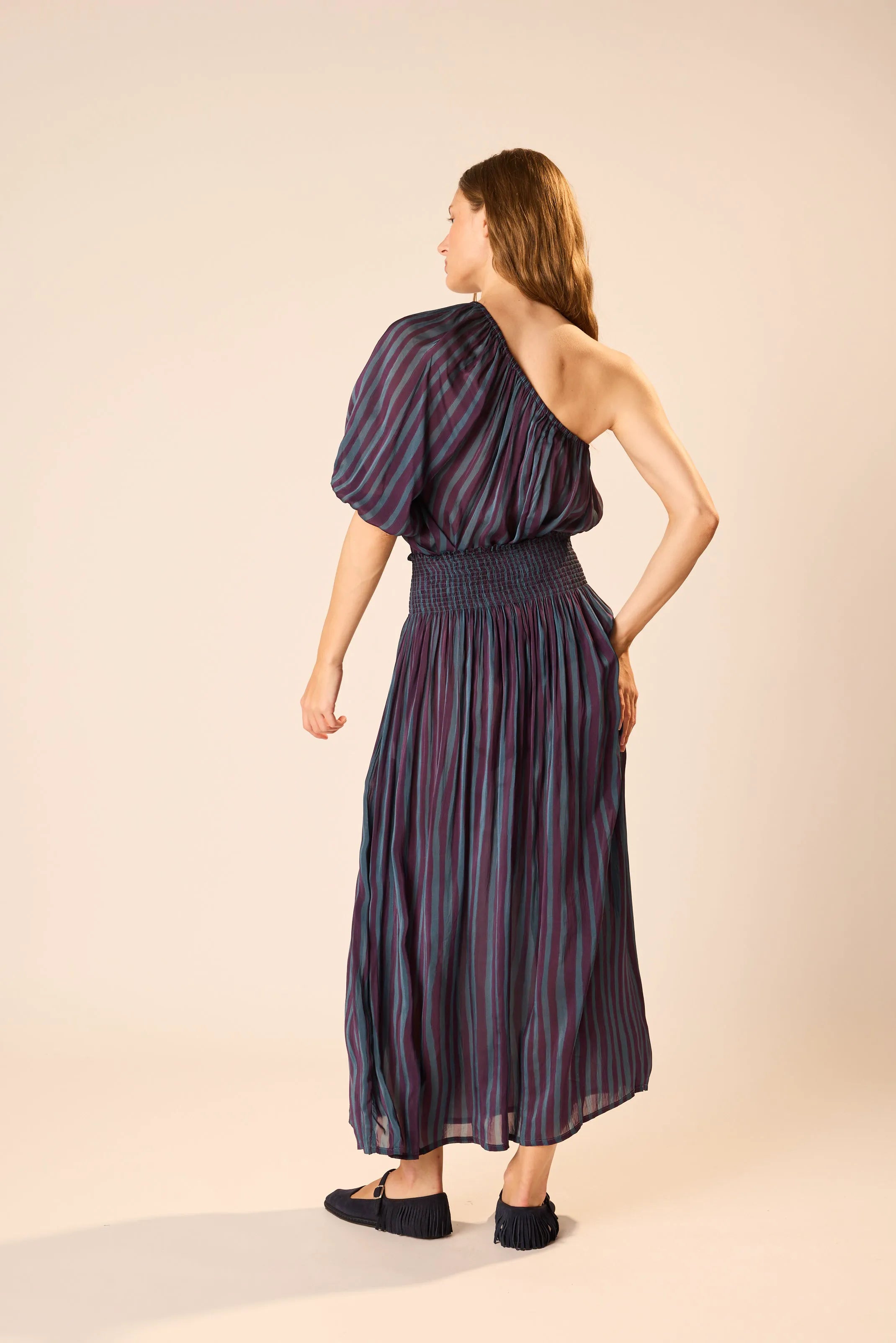 PETITE STRIPE PETROLEUM