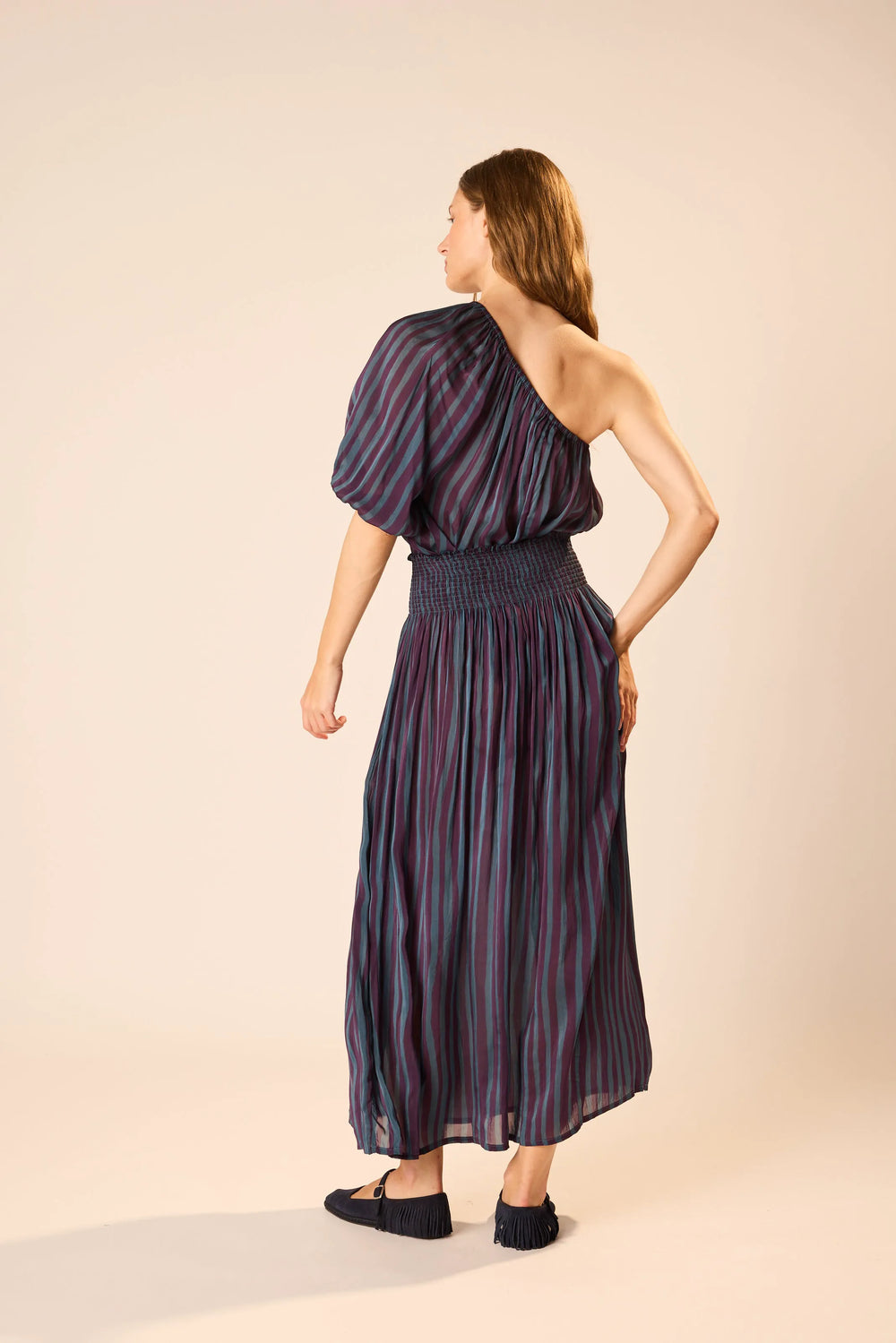 PETITE STRIPE PETROLEUM
