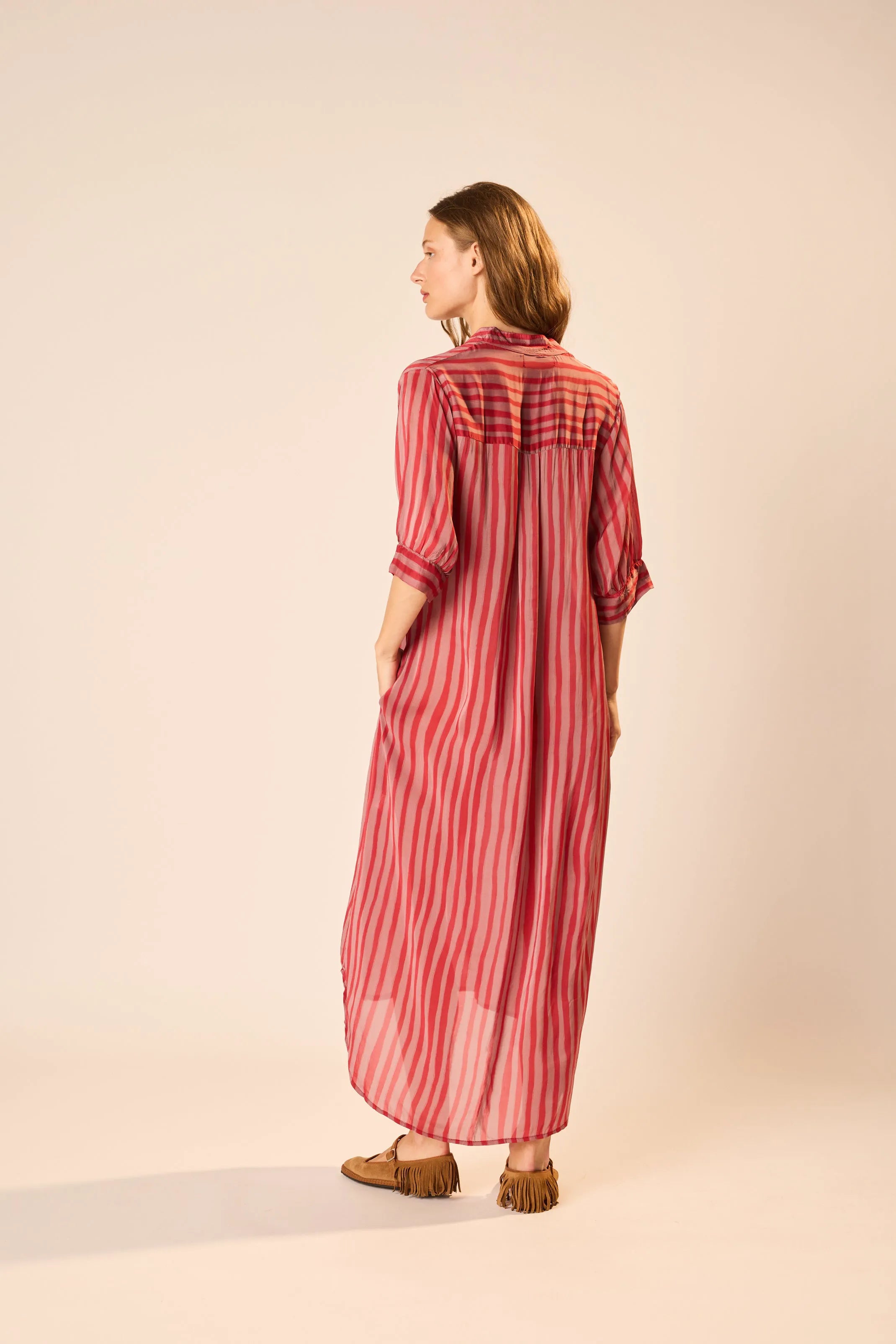 PETITE STRIPE RHUBARB