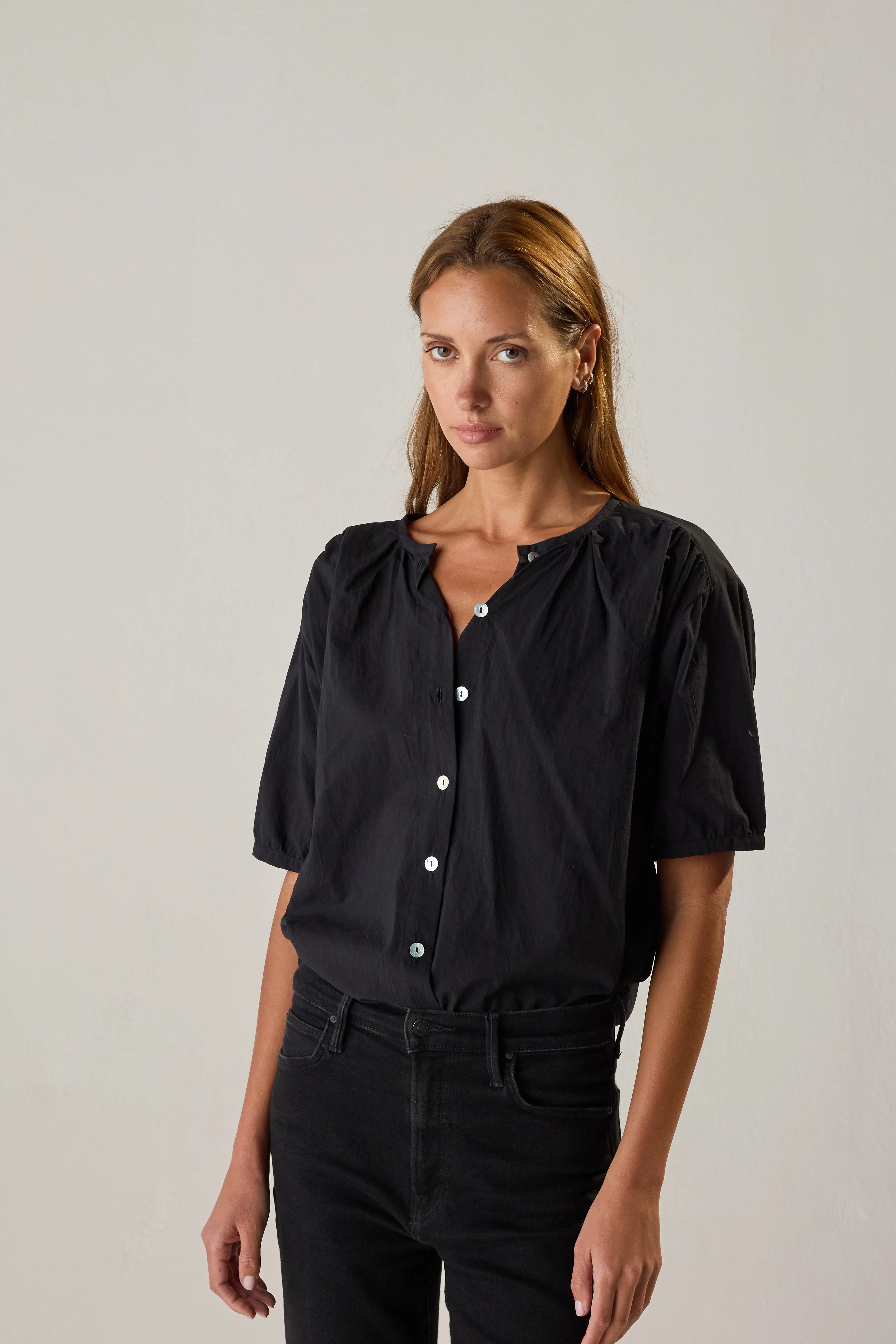 BLACK FLAT COTTON