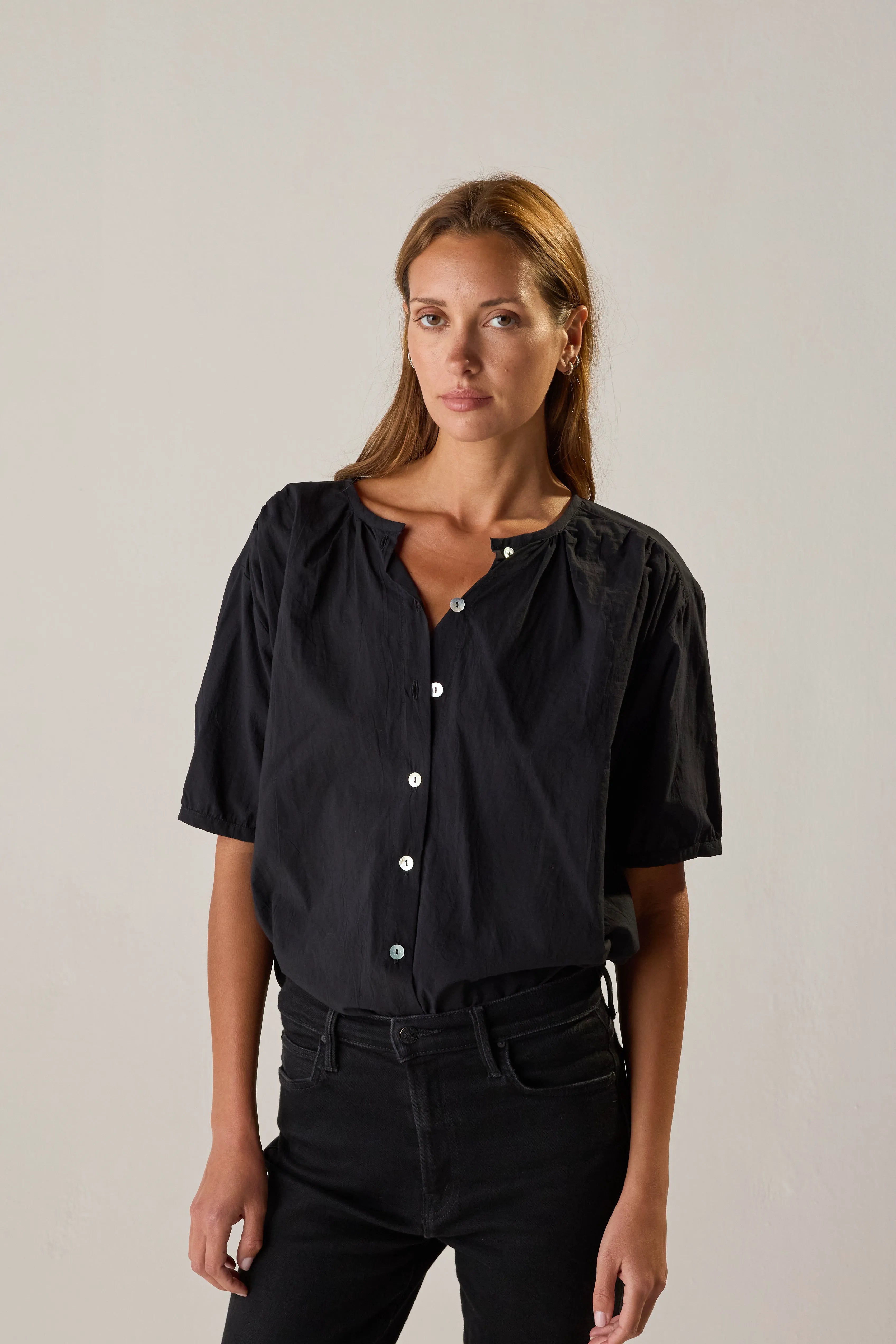 BLACK FLAT COTTON