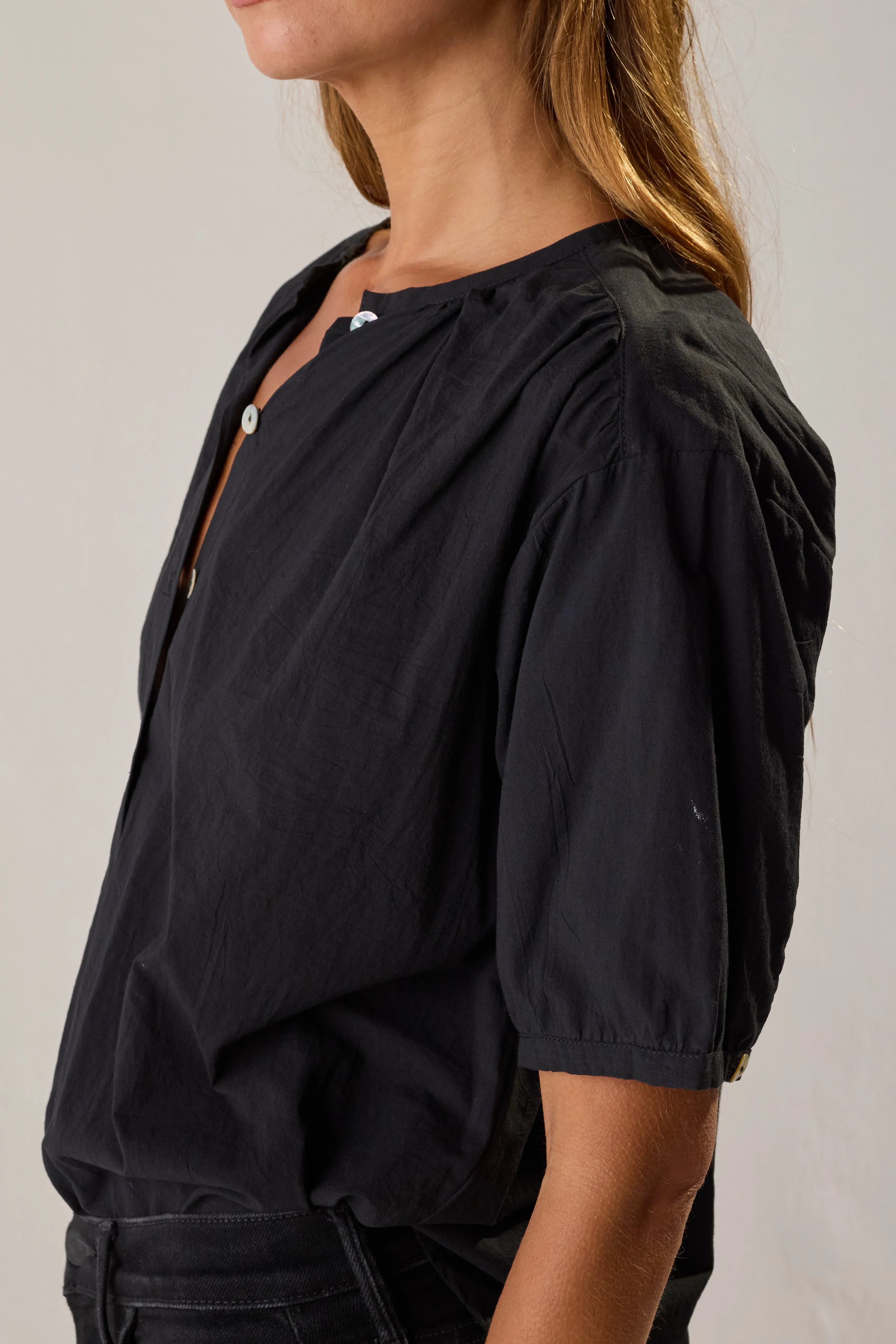 BLACK FLAT COTTON