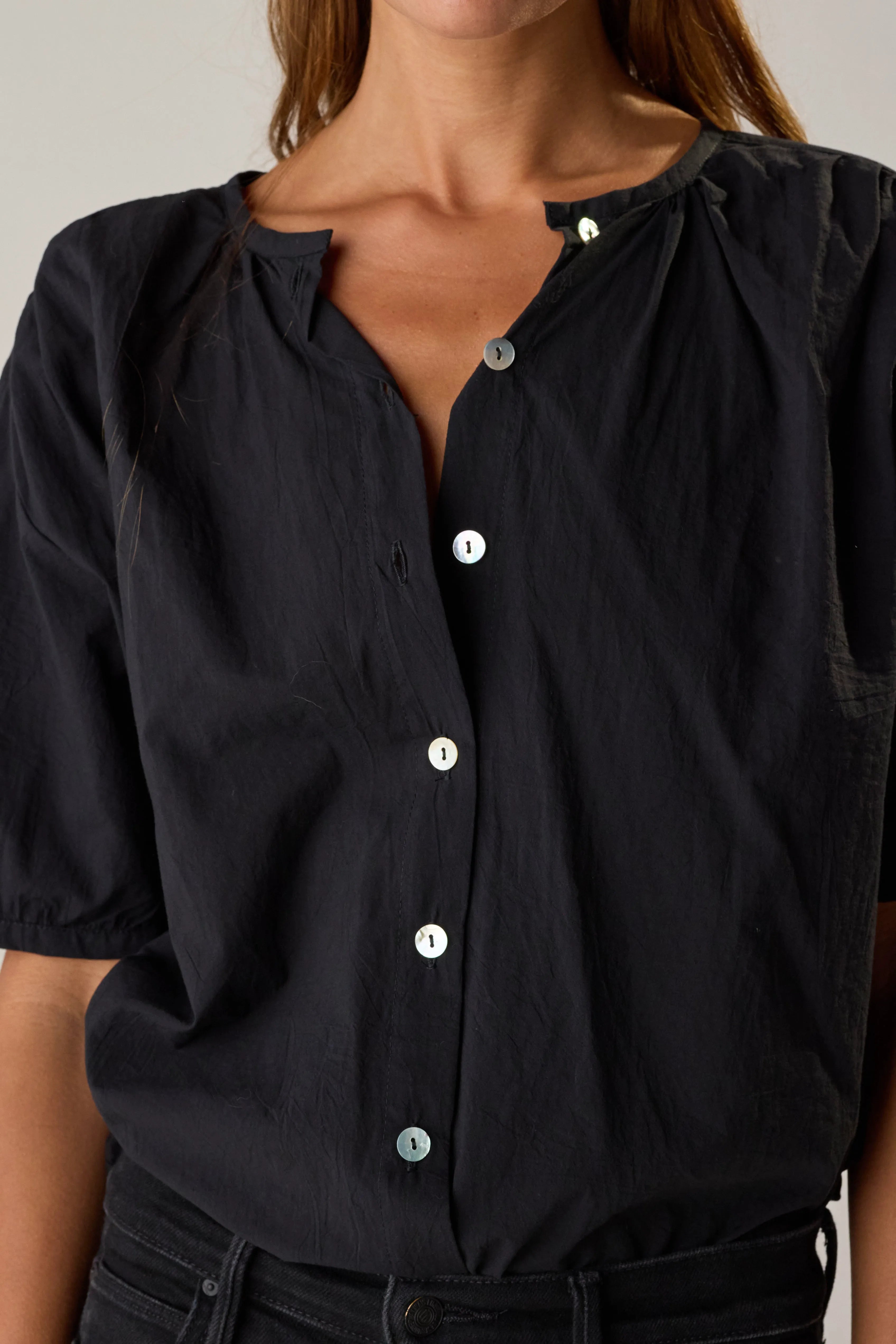 BLACK FLAT COTTON