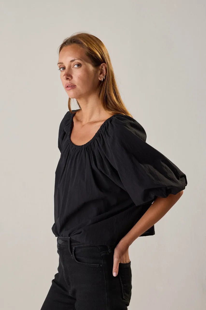 BLACK FLAT COTTON