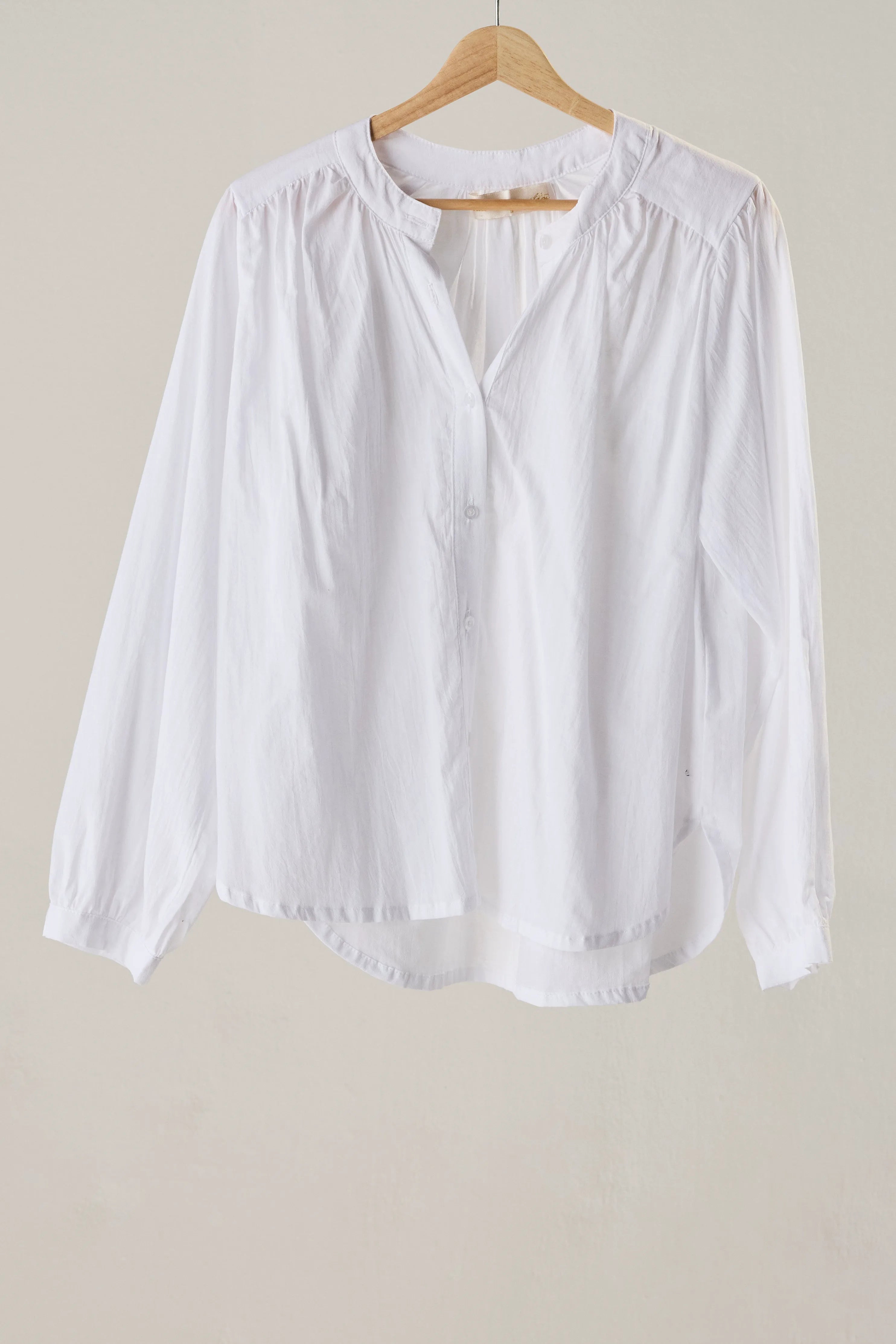 WHITE FLAT COTTON