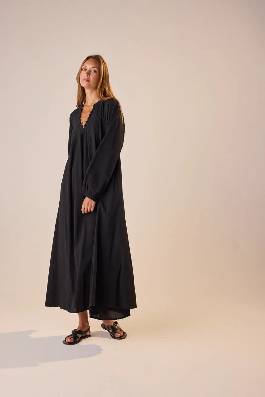 BLACK FLAT COTTON