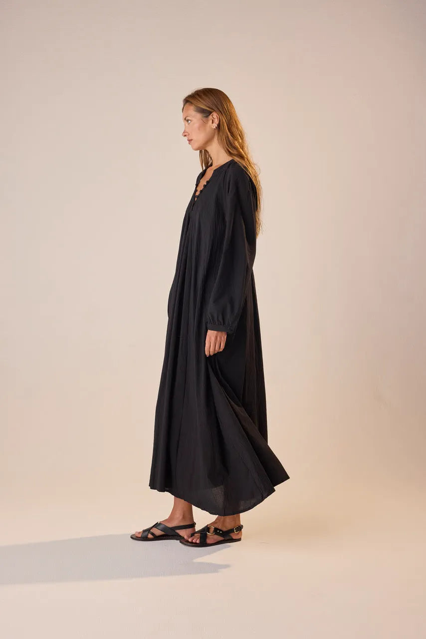 BLACK FLAT COTTON