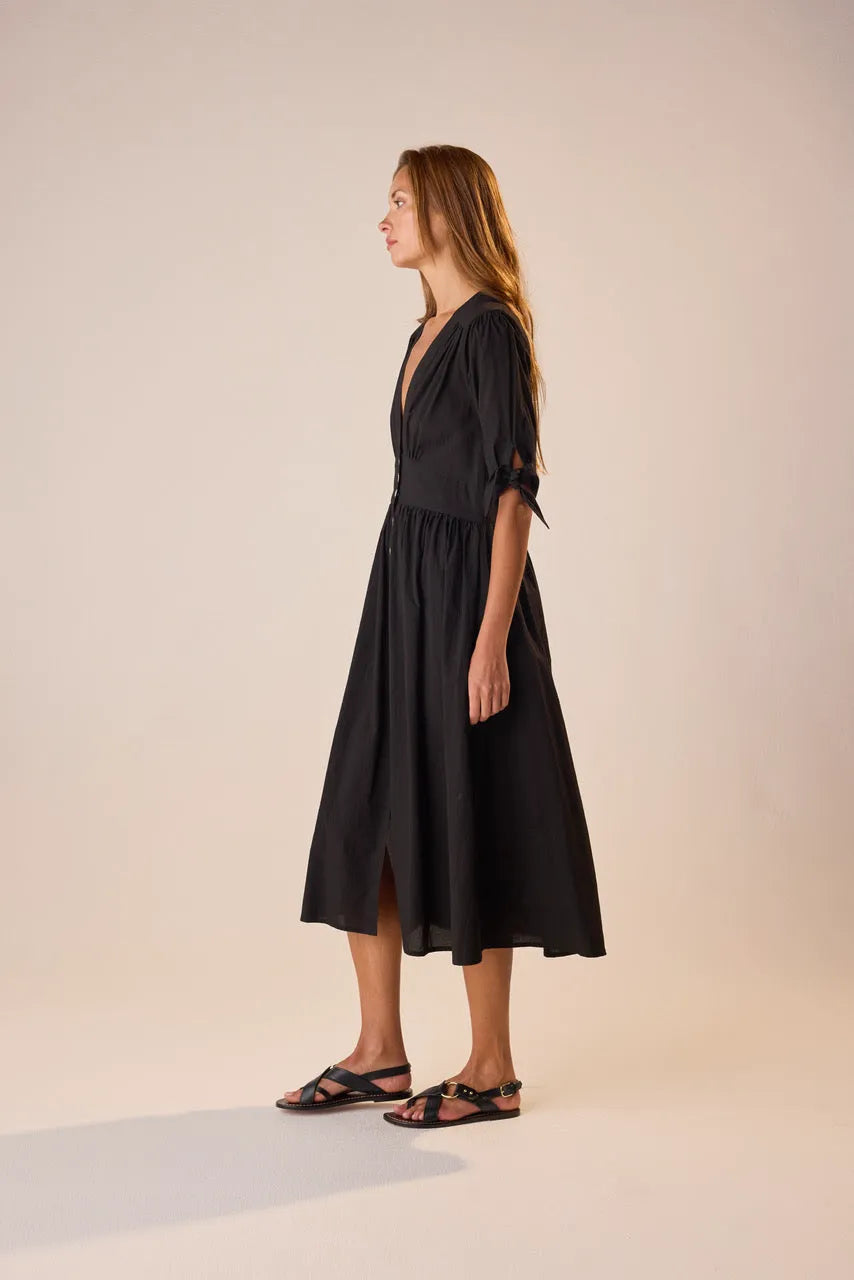BLACK FLAT COTTON