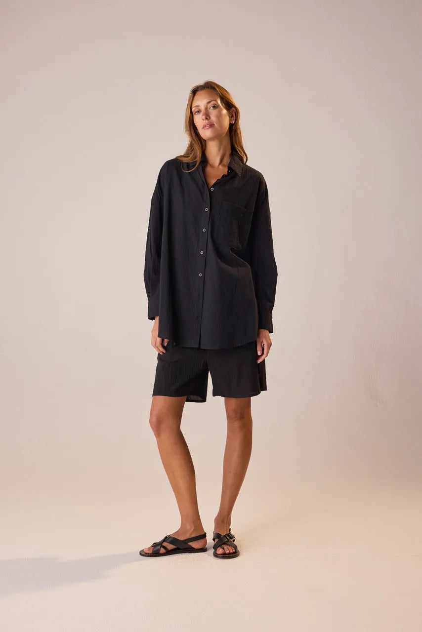 BLACK FLAT COTTON