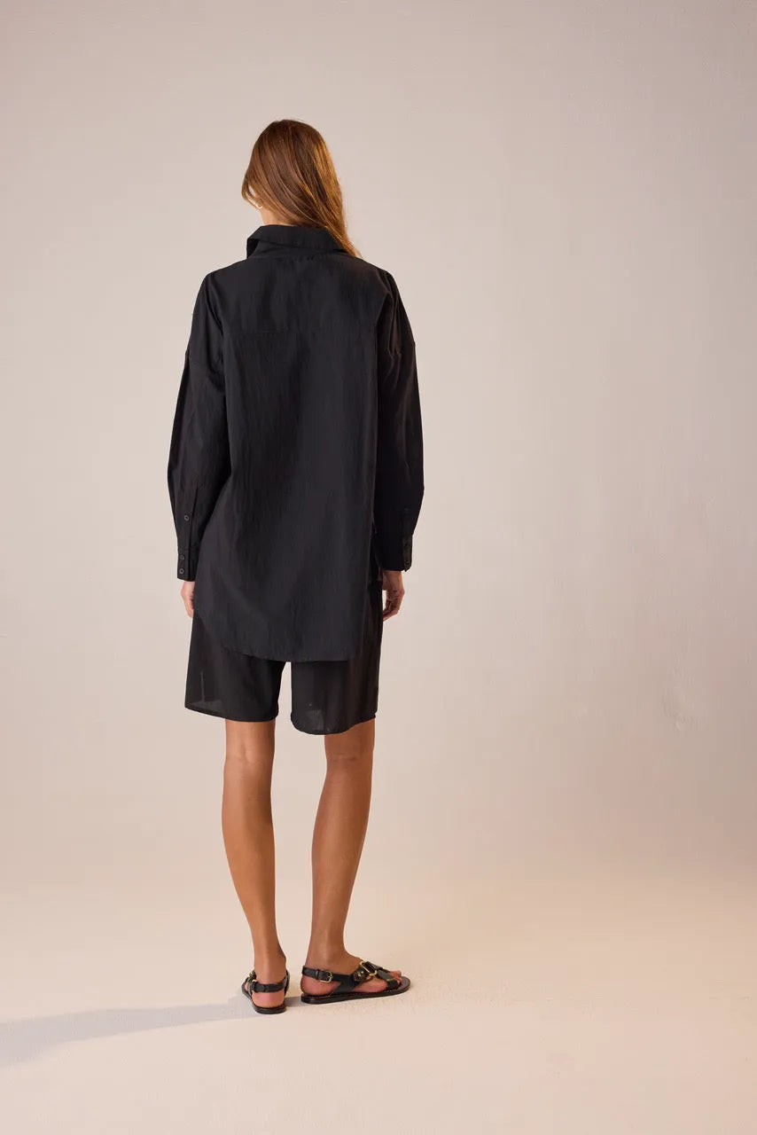BLACK FLAT COTTON