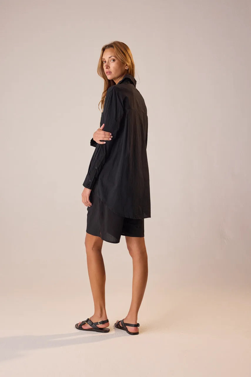BLACK FLAT COTTON