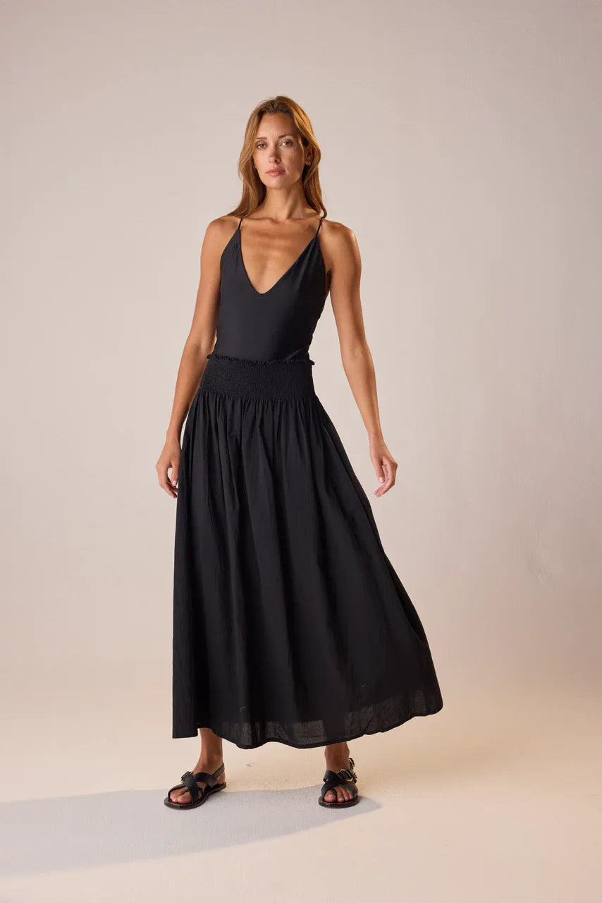 BLACK FLAT COTTON