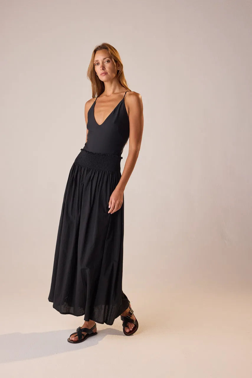 BLACK FLAT COTTON