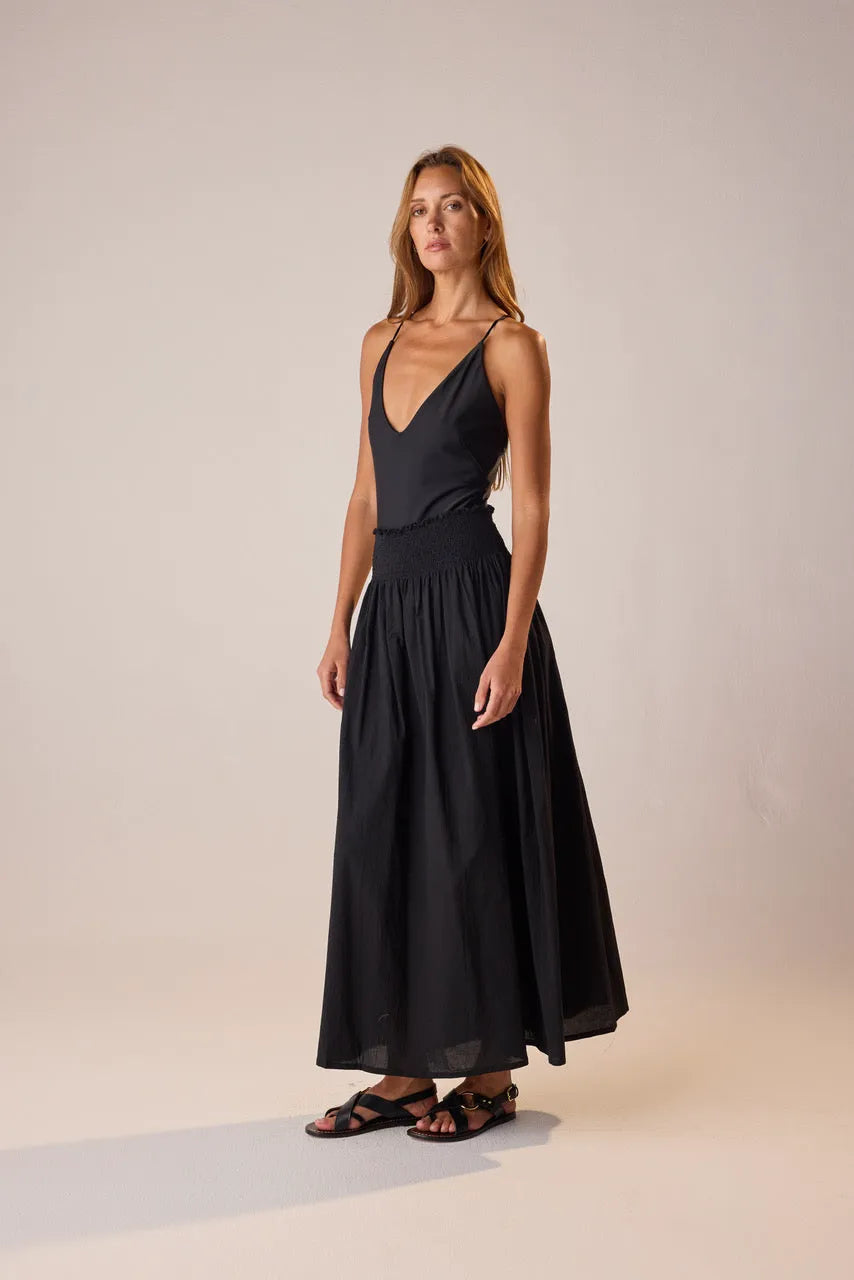 BLACK FLAT COTTON