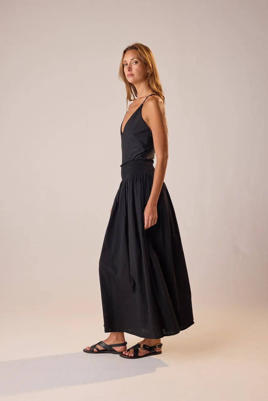 BLACK FLAT COTTON