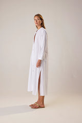 WHITE FLAT COTTON