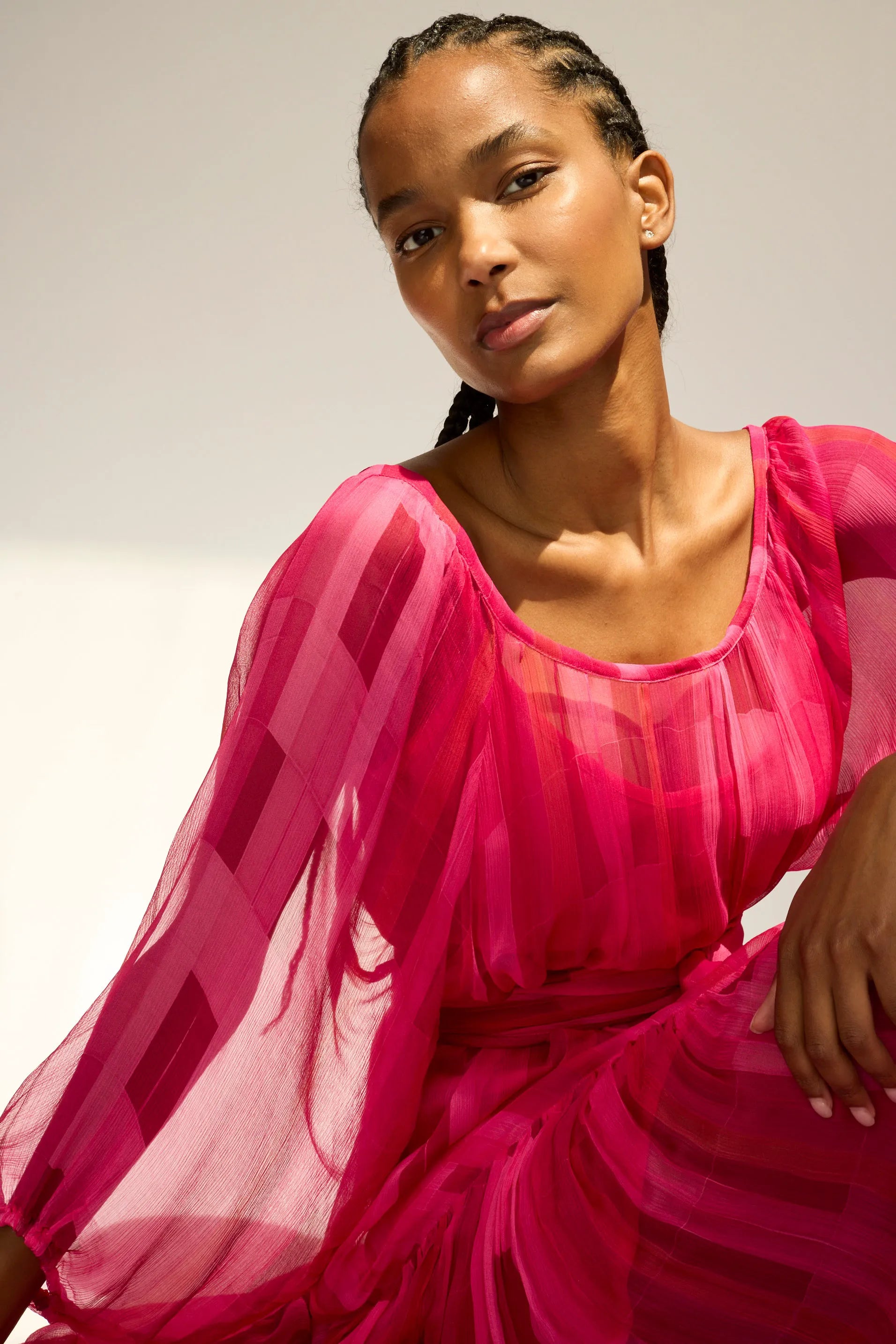 SEA GLASS CHIFFON PINK