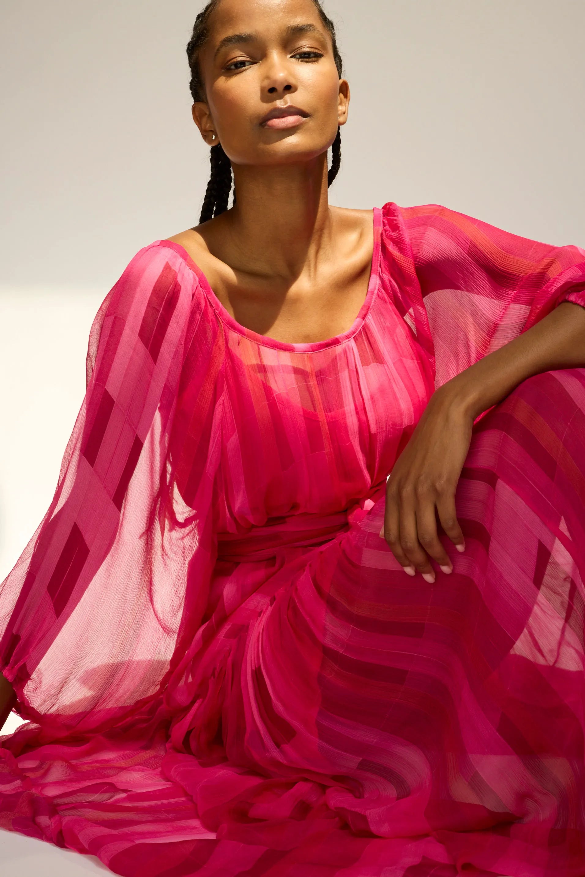 SEA GLASS CHIFFON PINK