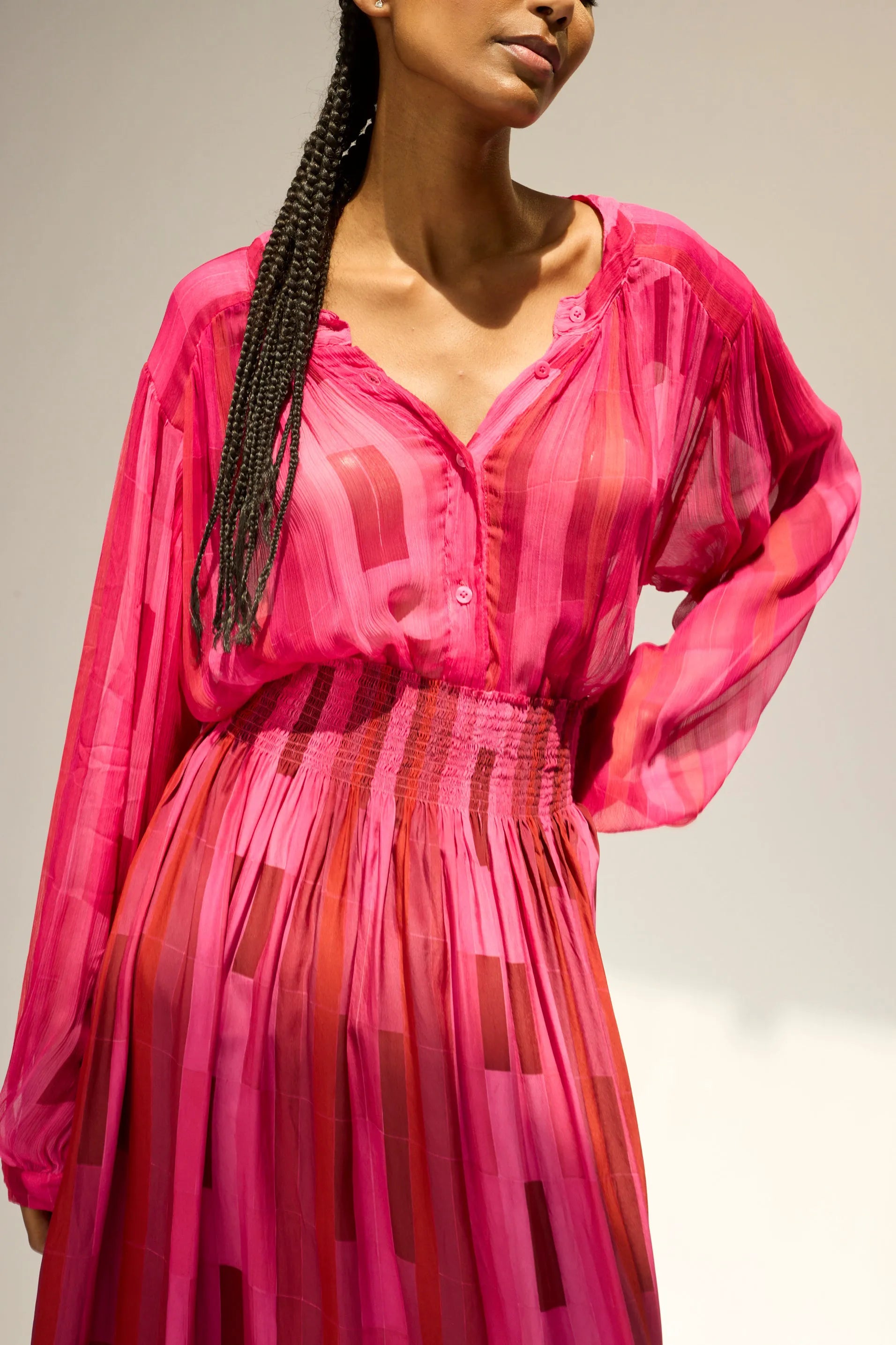 SEA GLASS CHIFFON PINK