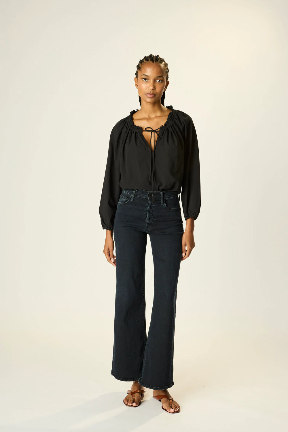 BLACK FLAT COTTON