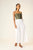WHITE FLAT COTTON