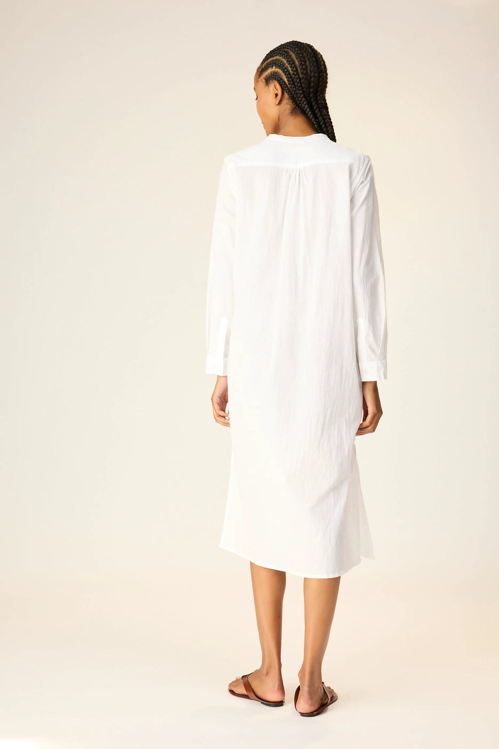 WHITE FLAT COTTON