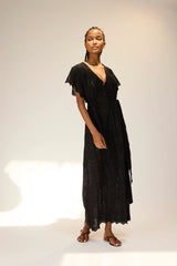 MEDALLION EMBROIDERY BLACK