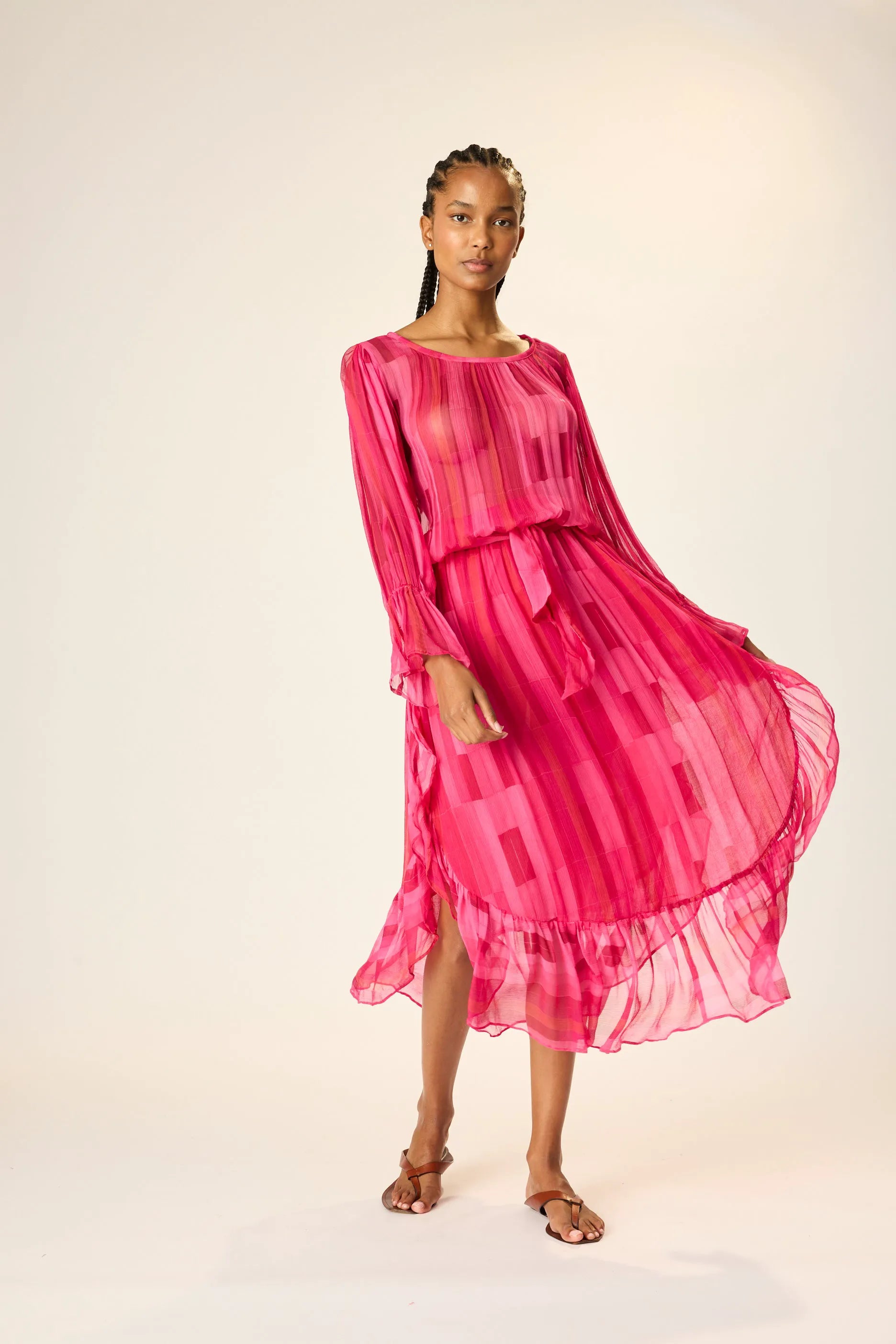 SEA GLASS CHIFFON PINK