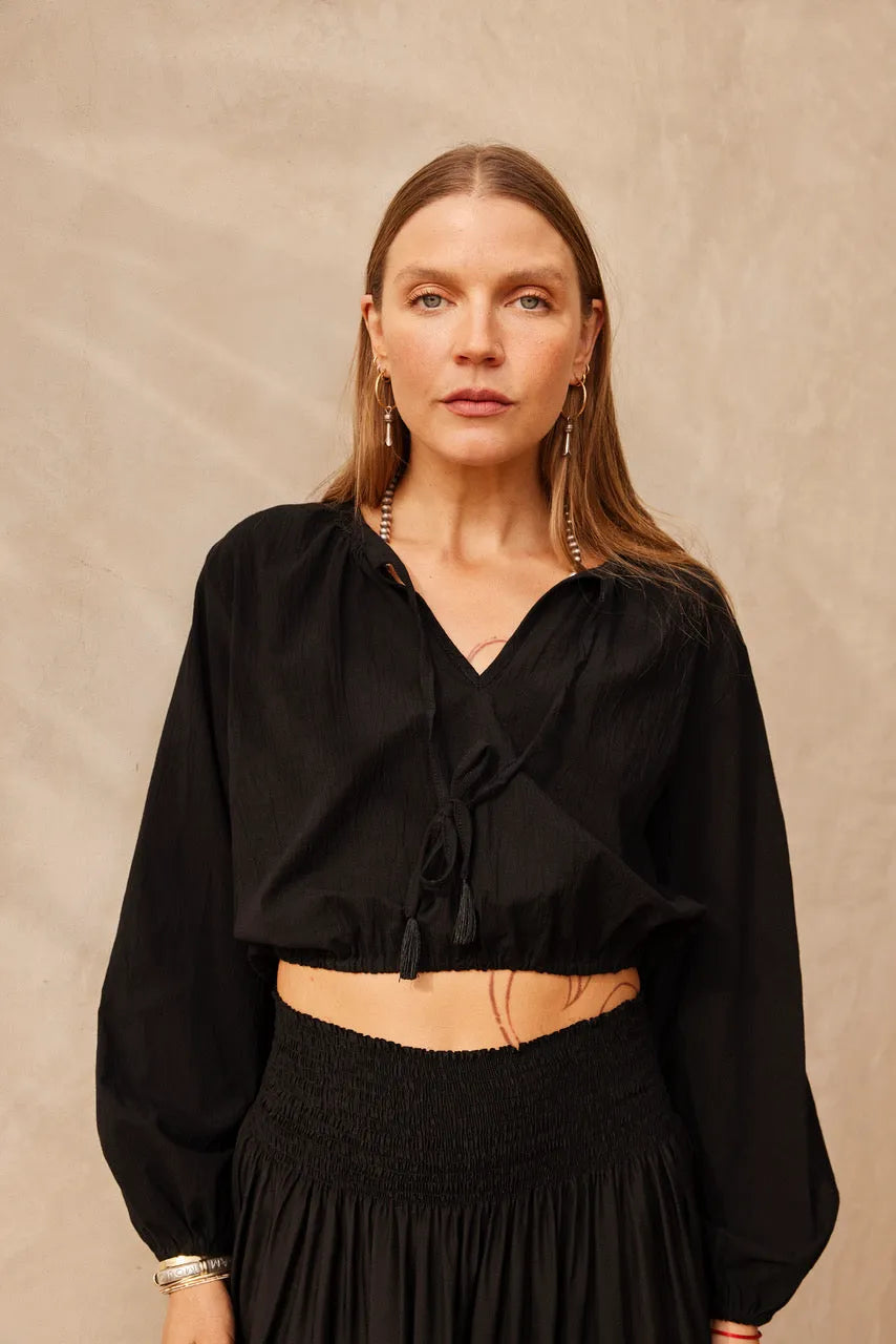 BLACK FLAT COTTON