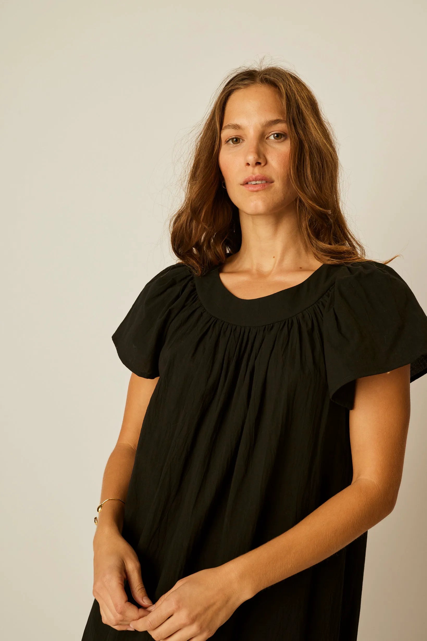 BLACK FLAT COTTON
