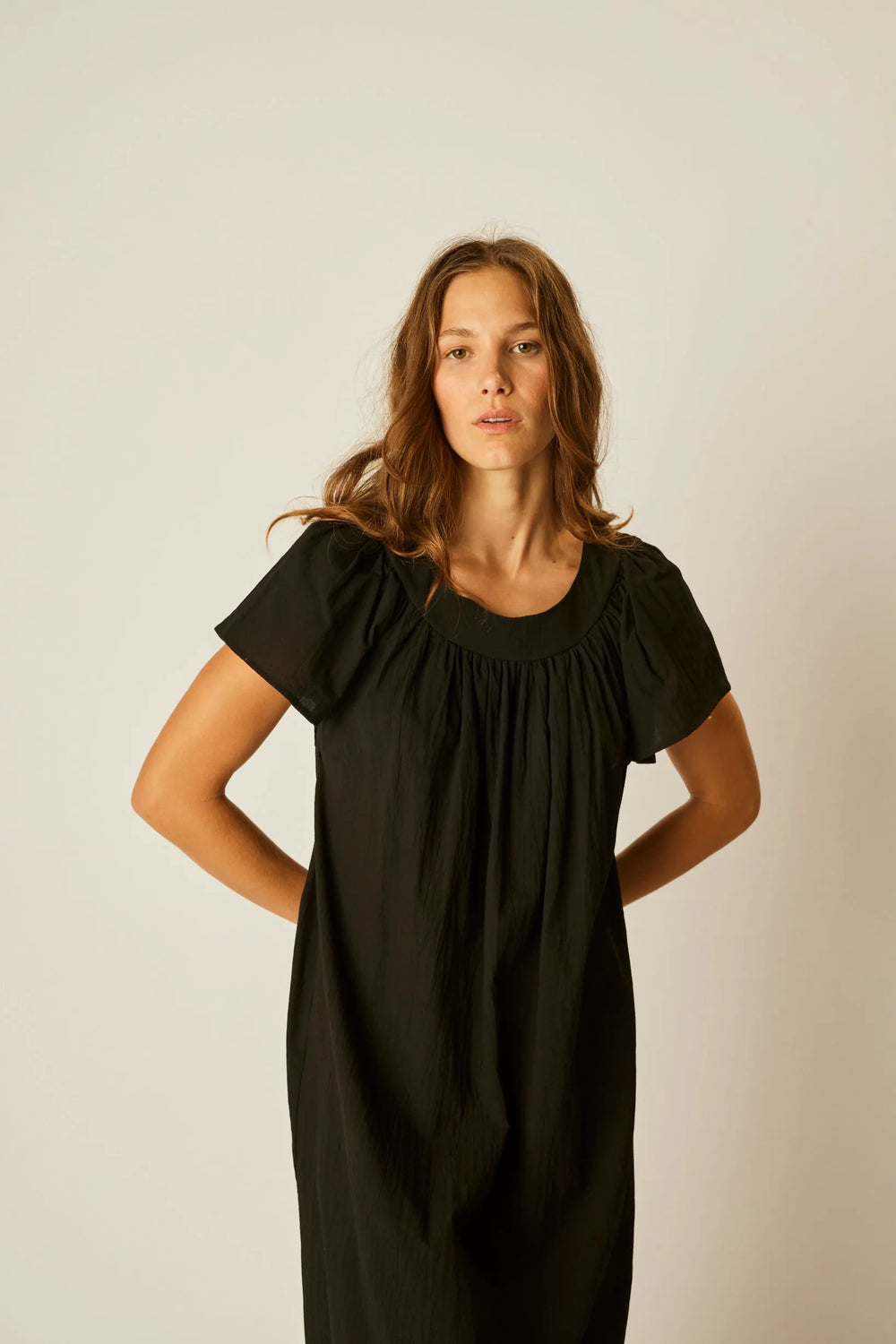 BLACK FLAT COTTON
