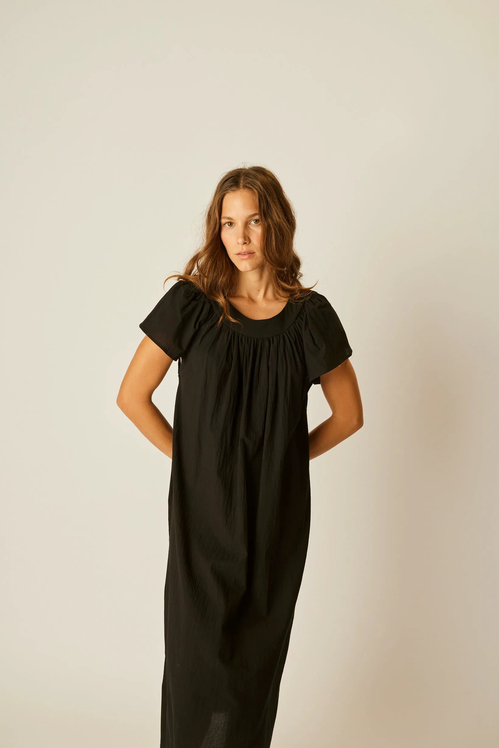BLACK FLAT COTTON