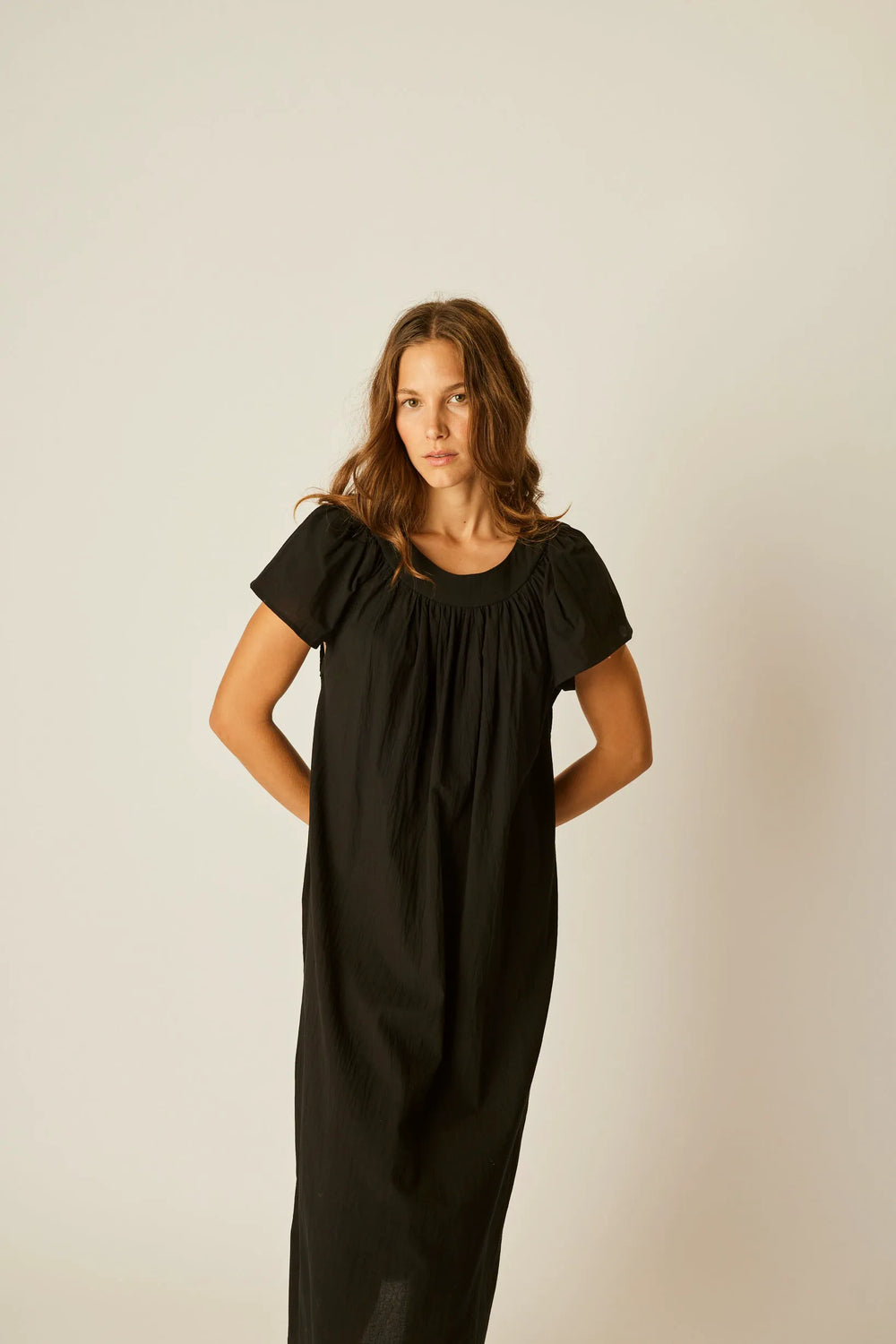 BLACK FLAT COTTON