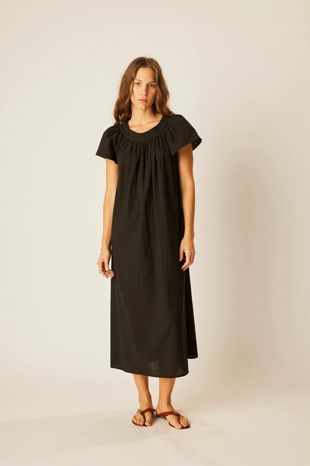 BLACK FLAT COTTON