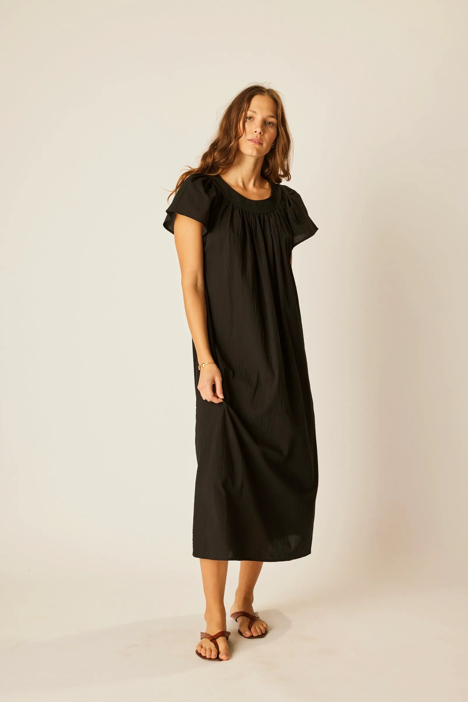 BLACK FLAT COTTON