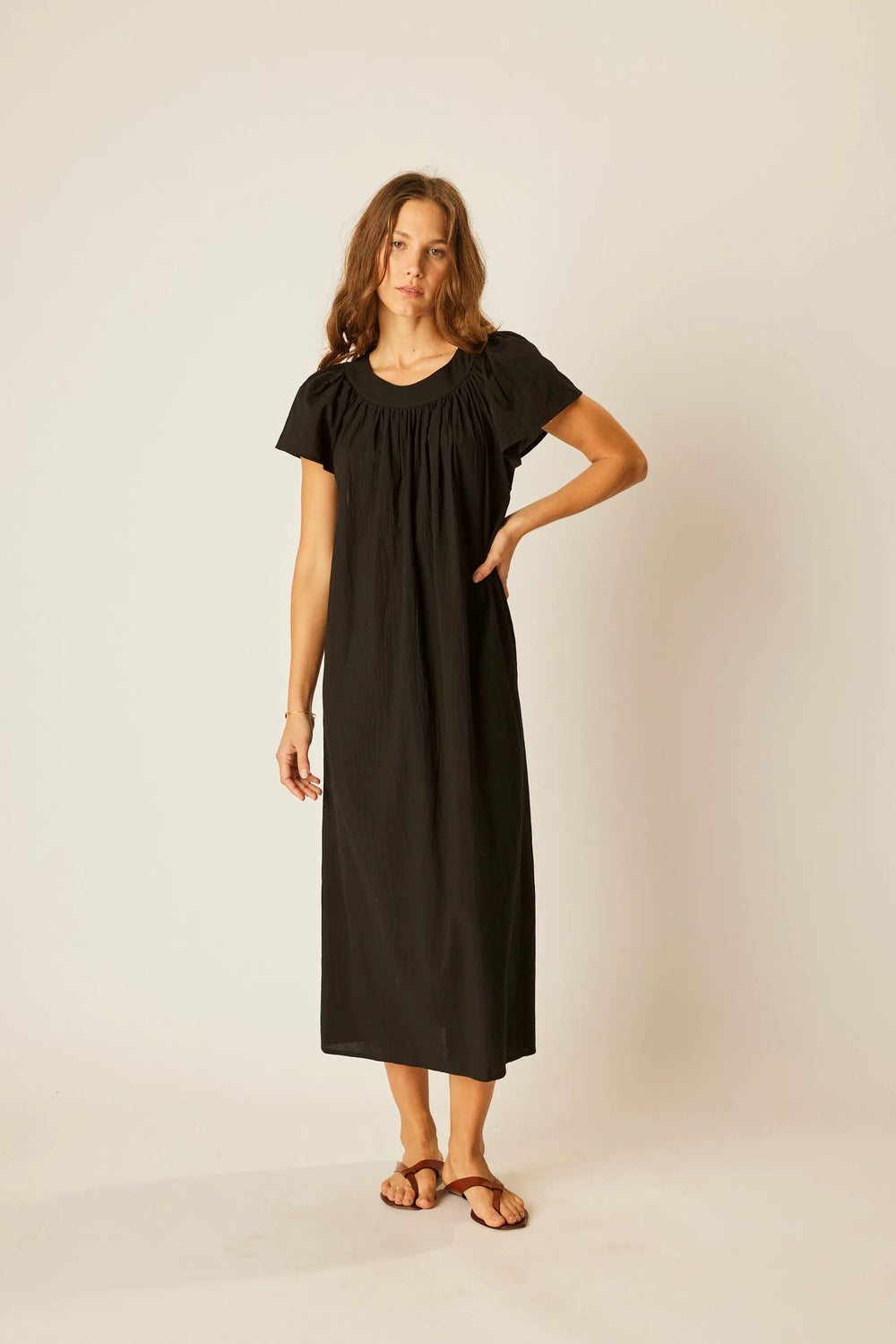 BLACK FLAT COTTON
