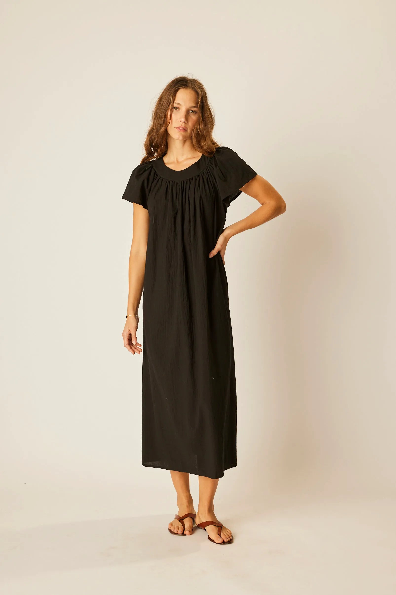 BLACK FLAT COTTON