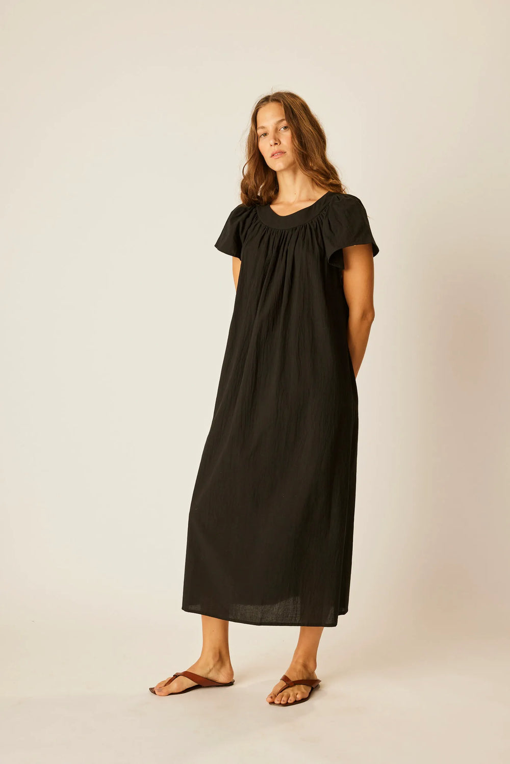 BLACK FLAT COTTON
