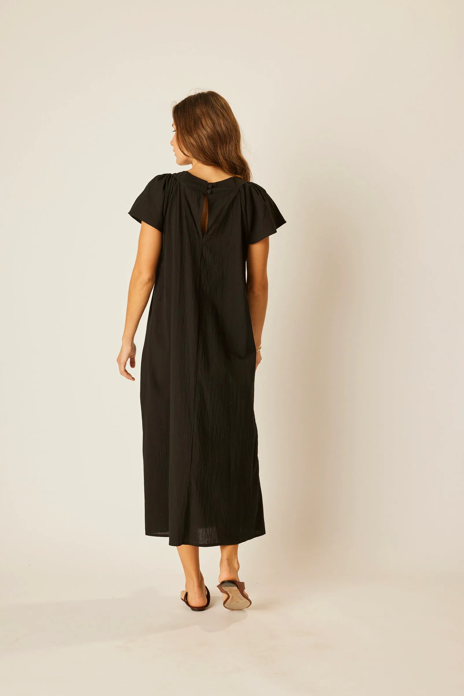 BLACK FLAT COTTON