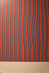 BATIK STRIPE BLOOD ORANGE