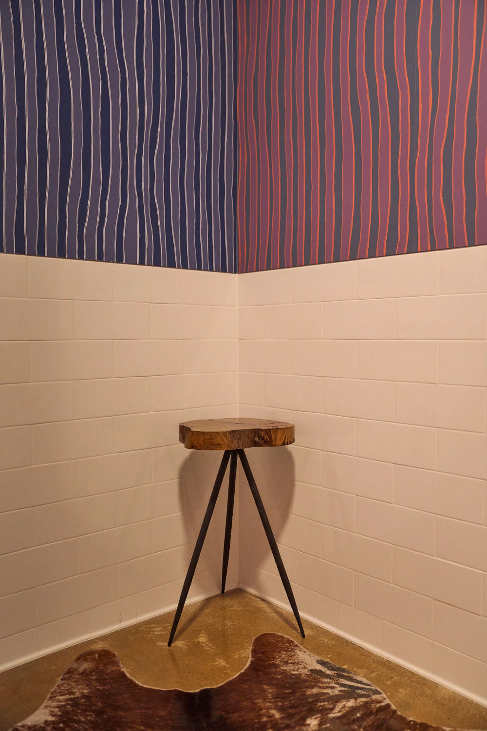 BATIK STRIPE BLOOD ORANGE