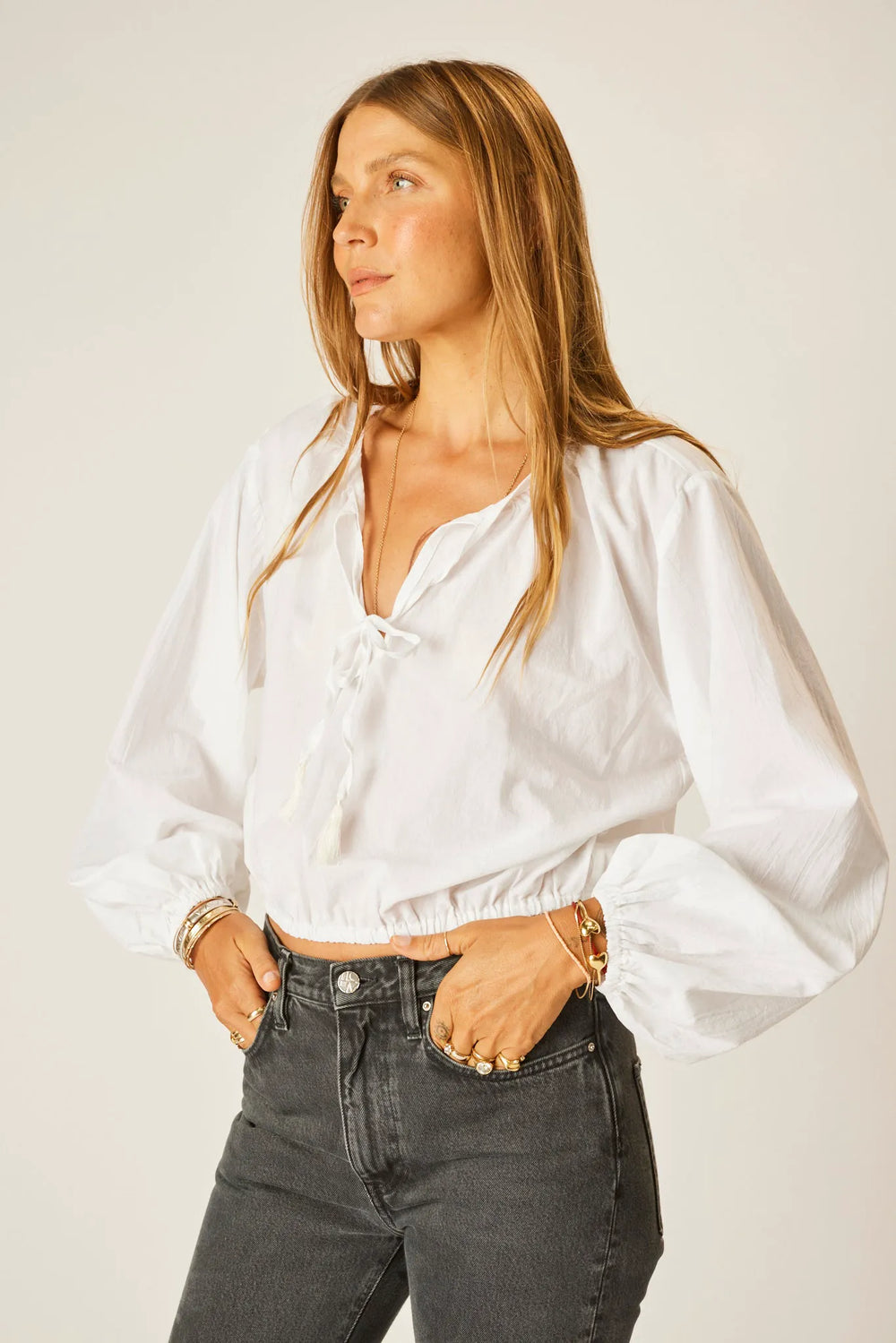 WHITE FLAT COTTON