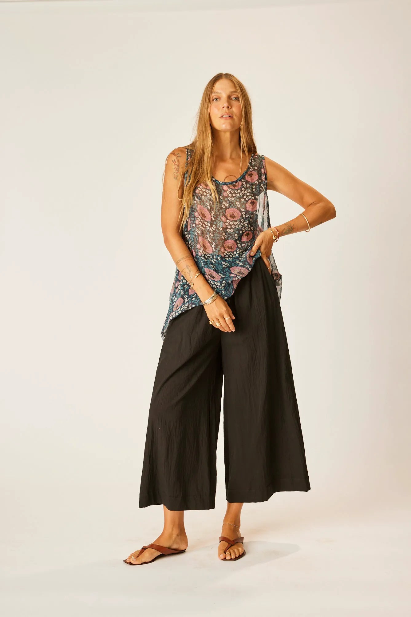 BLACK FLAT COTTON