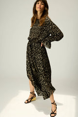 METALLIC CHIFFON