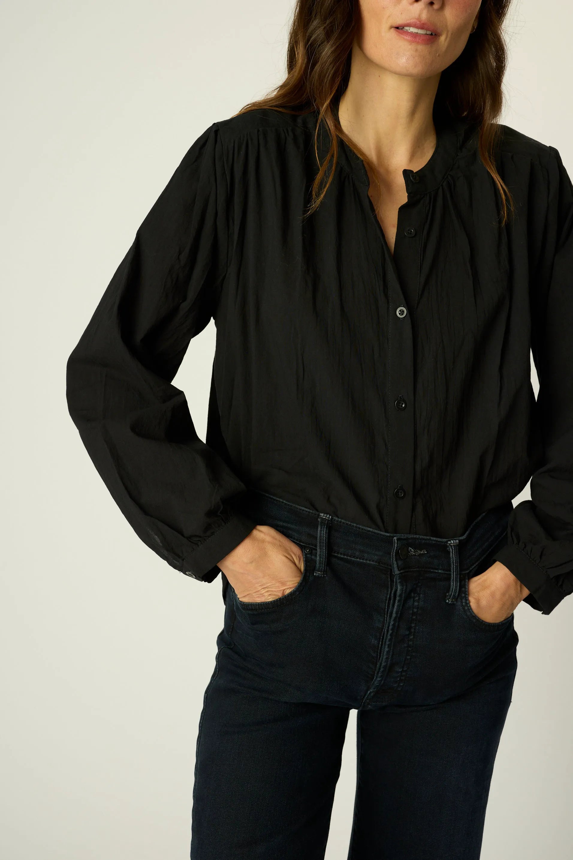 BLACK FLAT COTTON