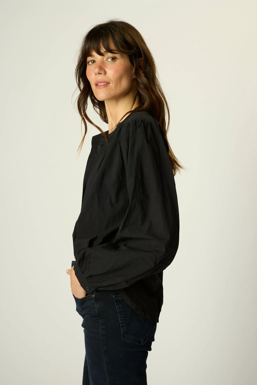 BLACK FLAT COTTON